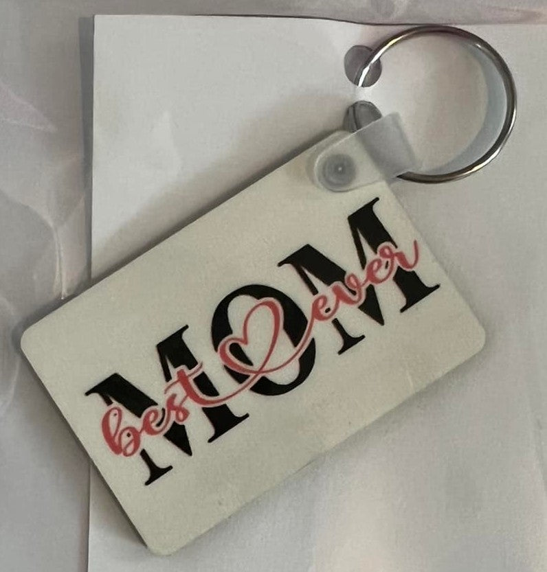 BEST MOM EVER KEYCHAIN