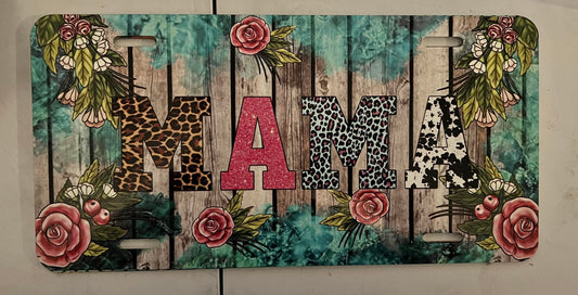 MAMA LICENSE PLATE