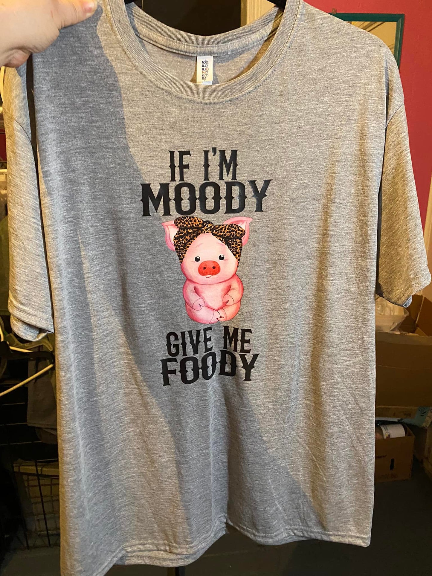IF IM MOODY GIVE ME FOODY T-SHIRT
