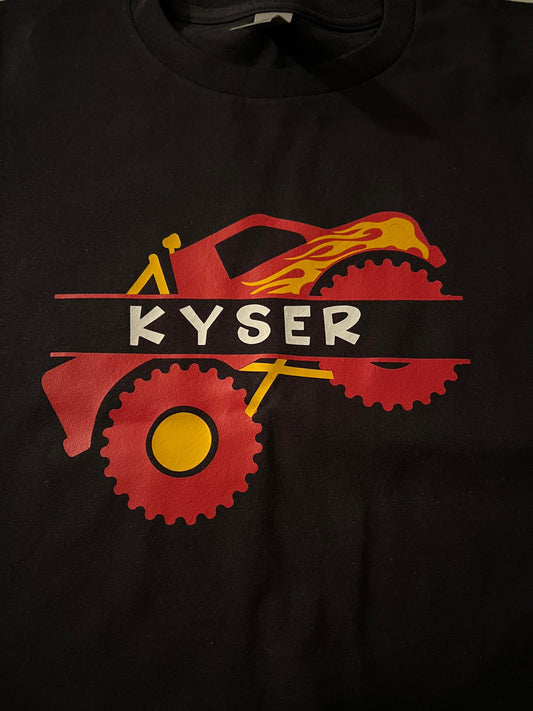 KIDS MONSTER TRUCK T-SHIRT