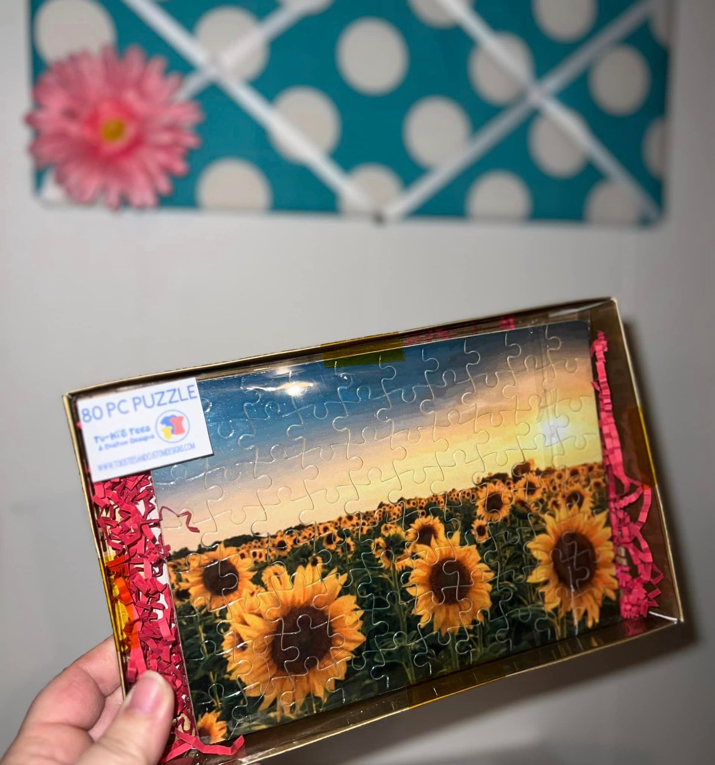 SUNFLOWER FIELD 80 PIECE PUZZLE